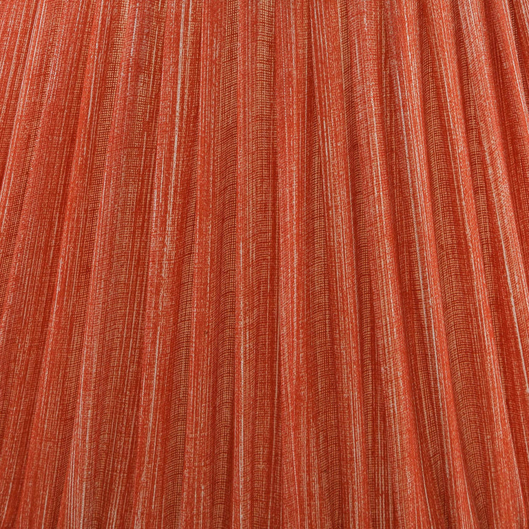 Round Gathered Lampshade in Fresco