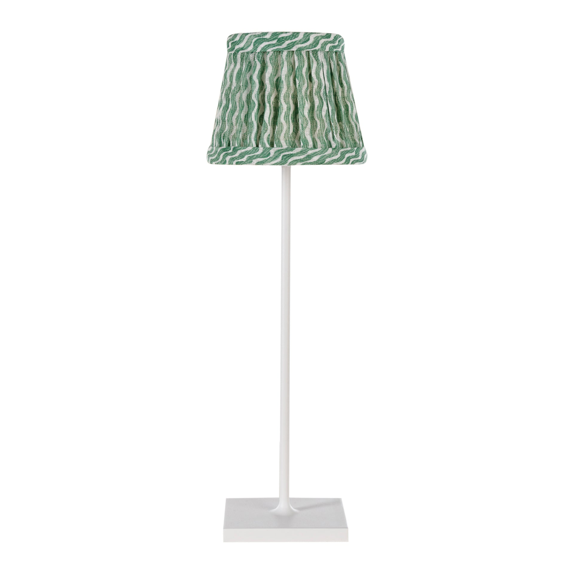 Zafferano Poldina Pro Round Lampshade in Green Popple