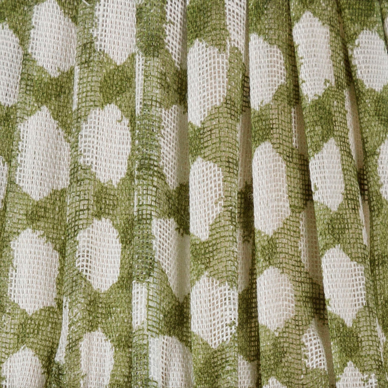 Zafferano Poldina Pro Round Lampshade in Green Wicker