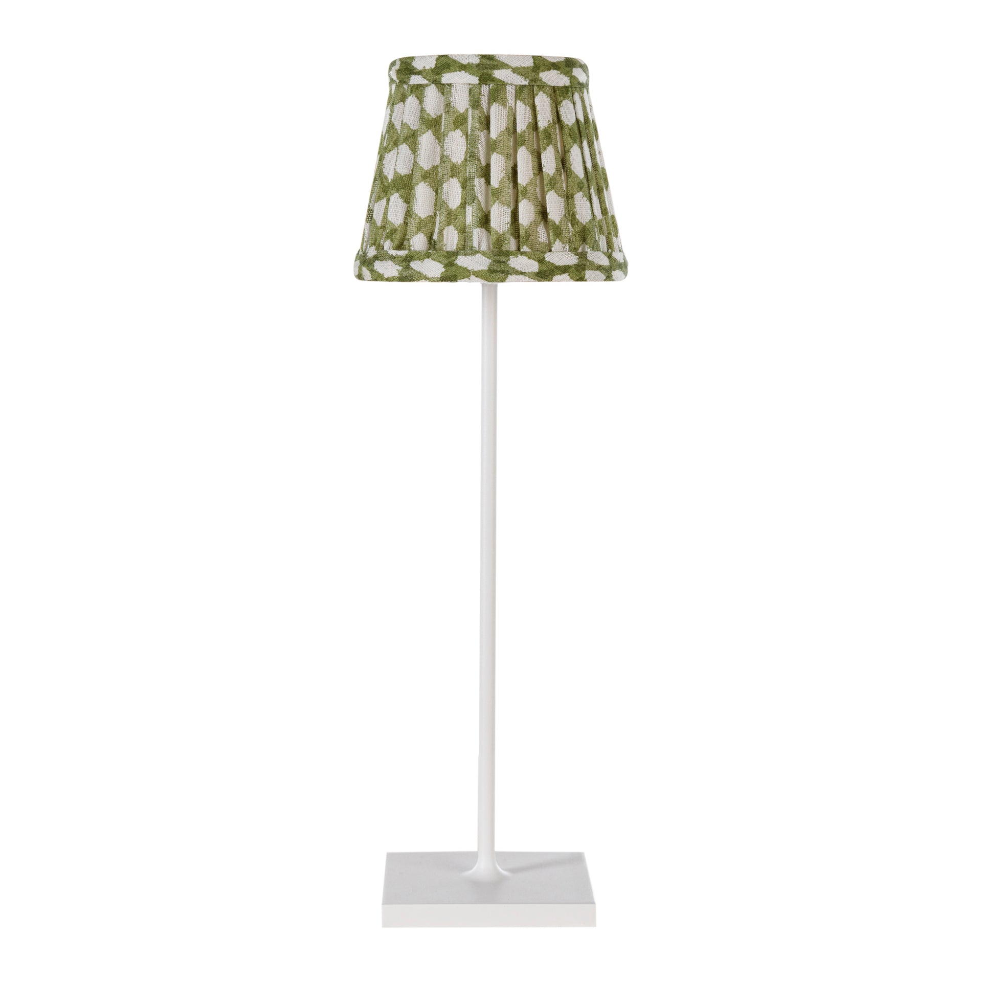 Zafferano Poldina Pro Round Lampshade in Green Wicker
