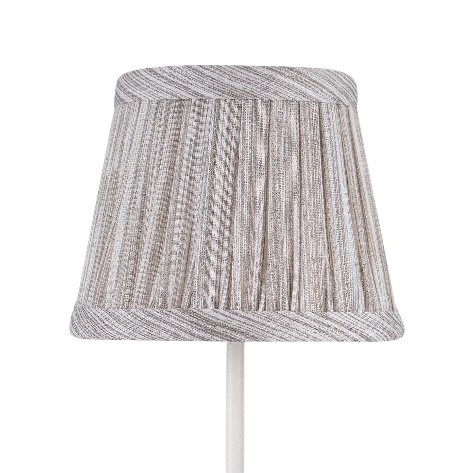 Zafferano Poldina Pro Round Lampshade in Neutral Strié