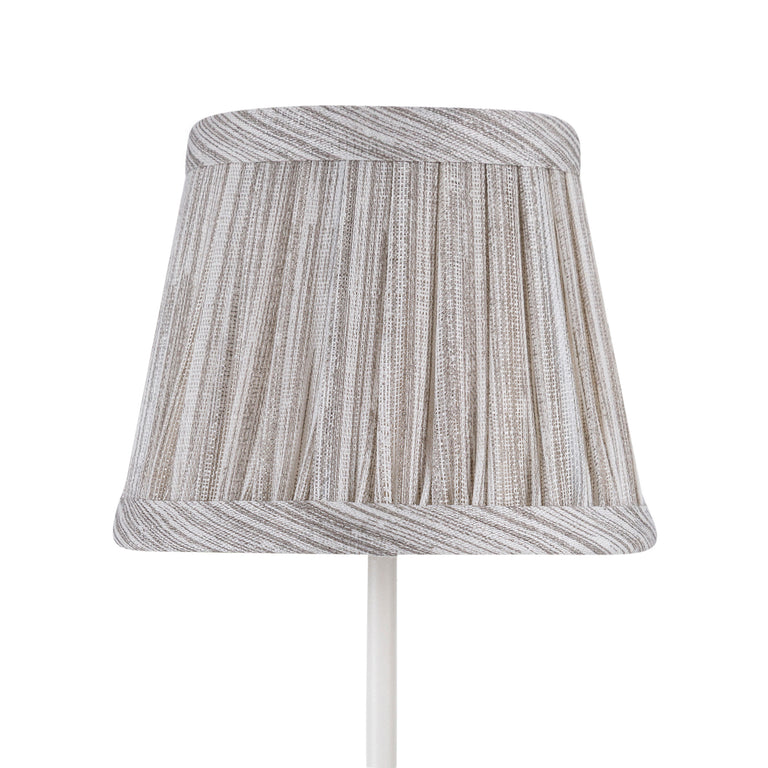 Zafferano Poldina Pro Round Lampshade in Neutral Strié