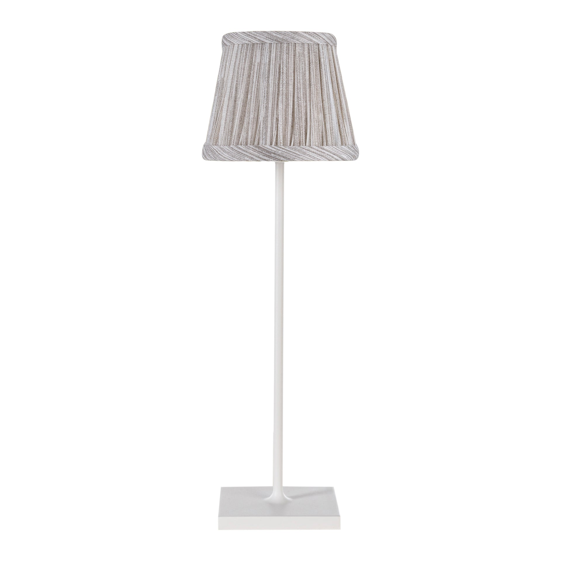 Zafferano Poldina Pro Round Lampshade in Neutral Strié