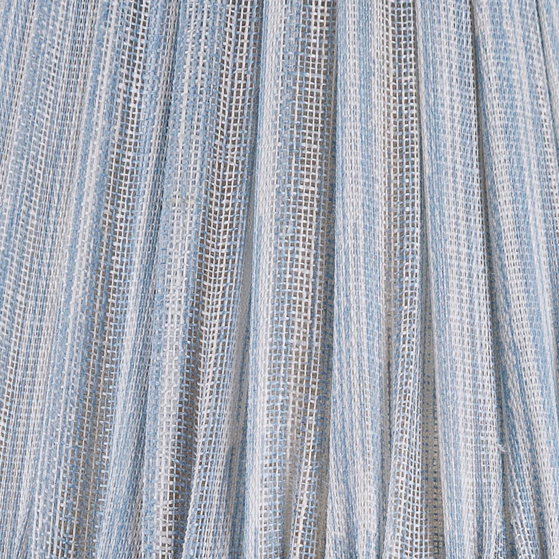 Zafferano Poldina Pro Round Lampshade in Light Blue Strié