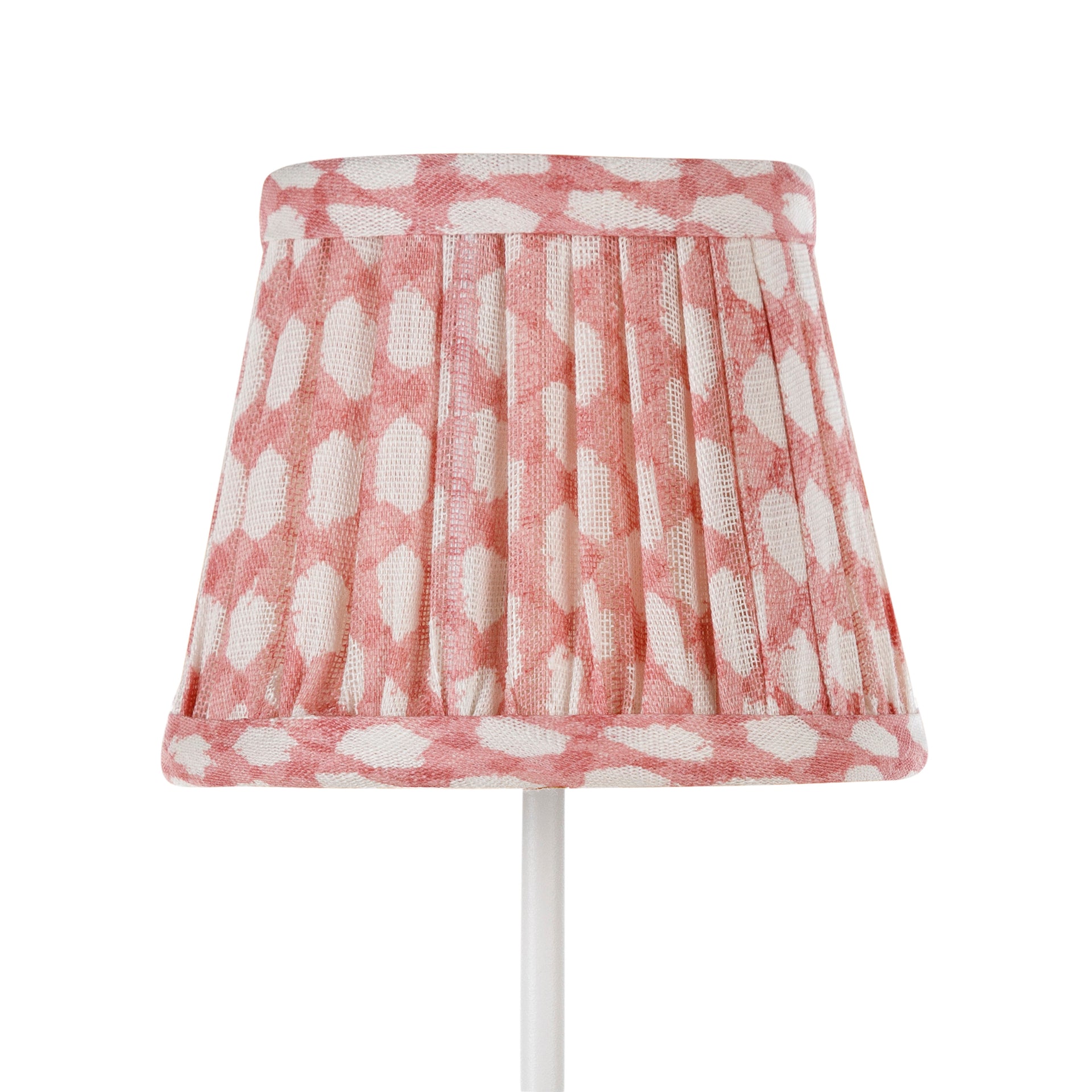 Zafferano Poldina Pro Round Lampshade in Light Pink Wicker