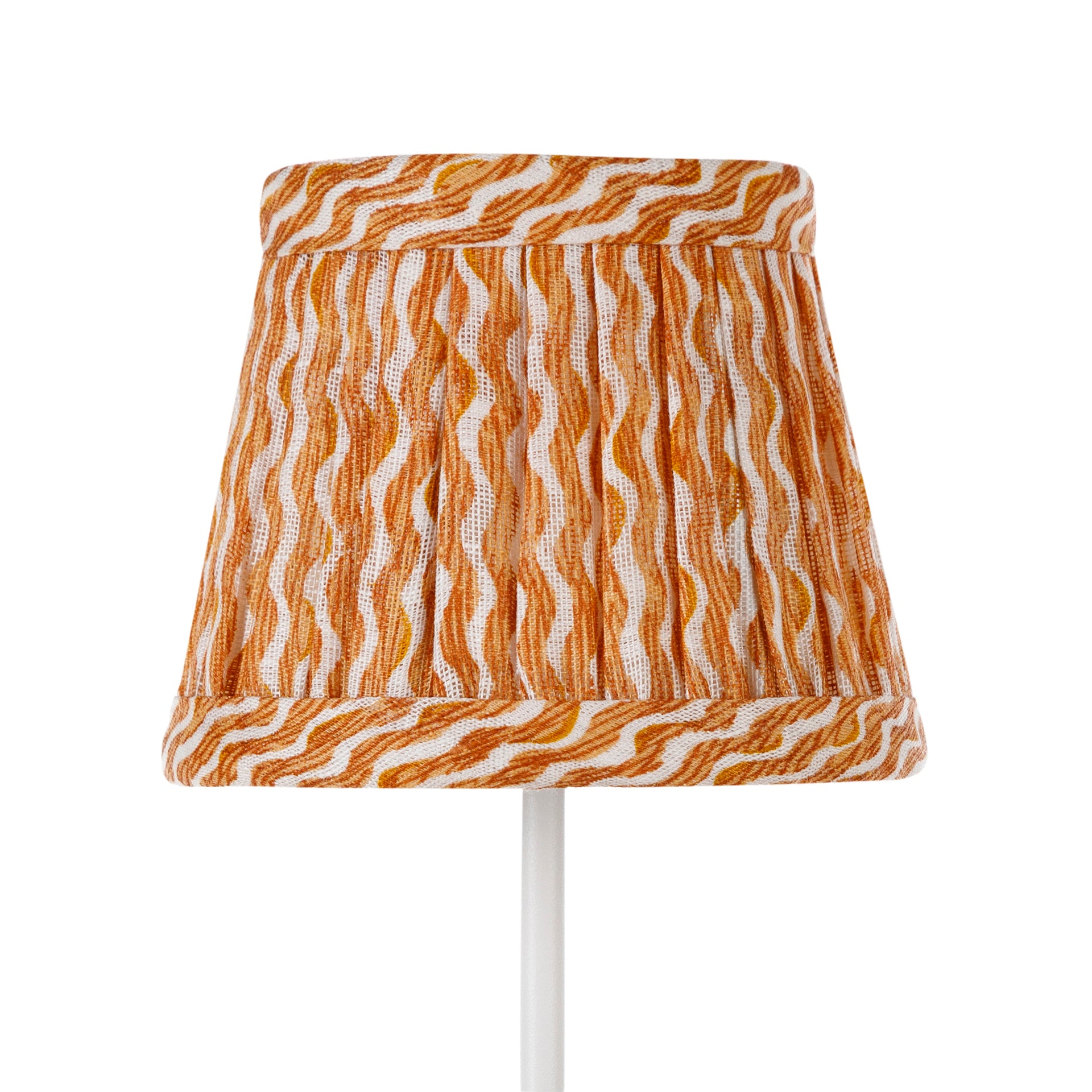 Zafferano Poldina Pro Round Lampshade in Orange Popple