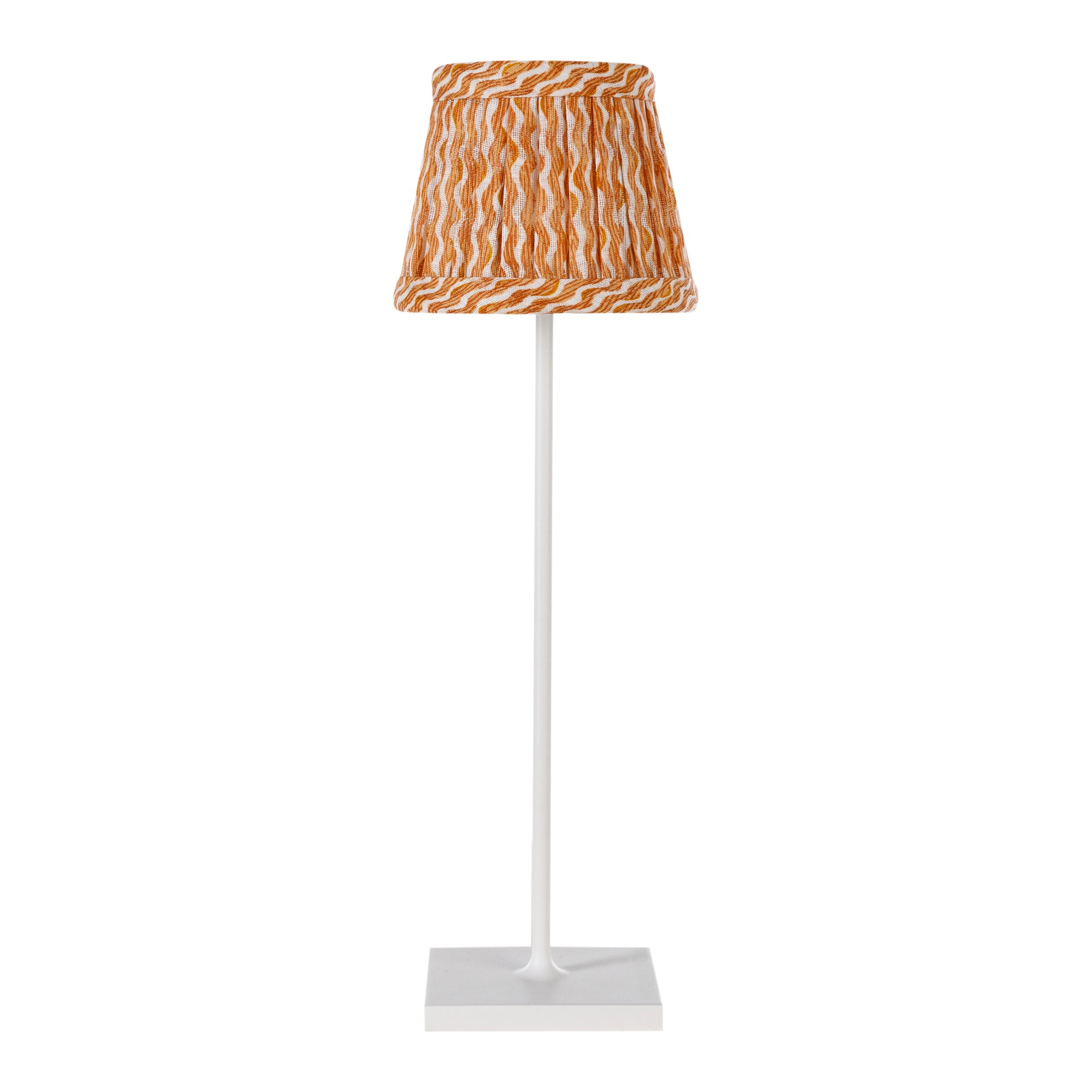 Zafferano Poldina Pro Round Lampshade in Orange Popple
