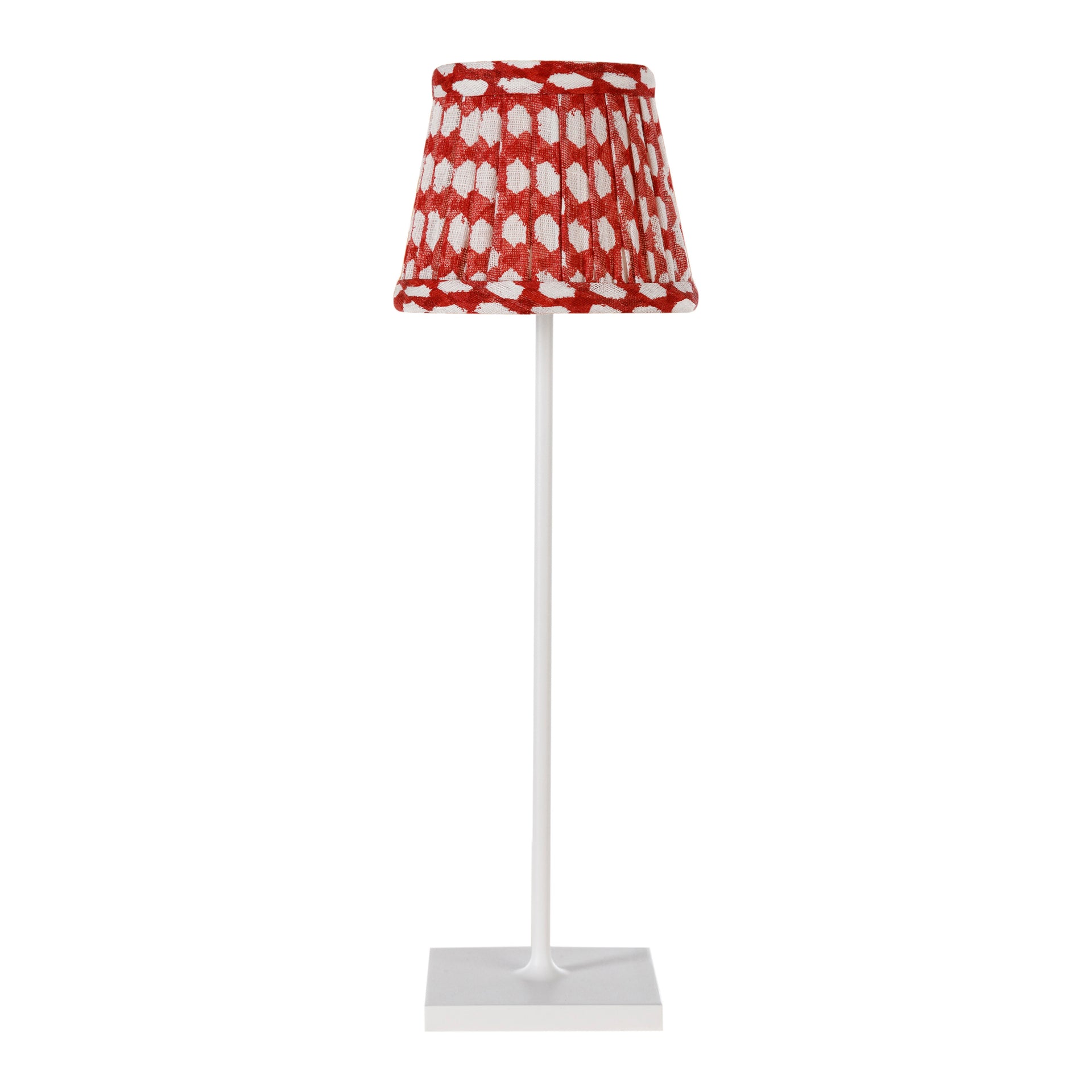 Zafferano Poldina Pro Round Lampshade in Red Wicker