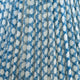 Sheer Linen Fabric Sample in Blue Wicker