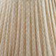 Sheer Linen Fabric Sample in Ecru Figured