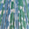 Sheer Linen Fabric Sample in Green and Blue Whittle