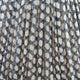 Sheer Linen Fabric Sample in Grey Wicker