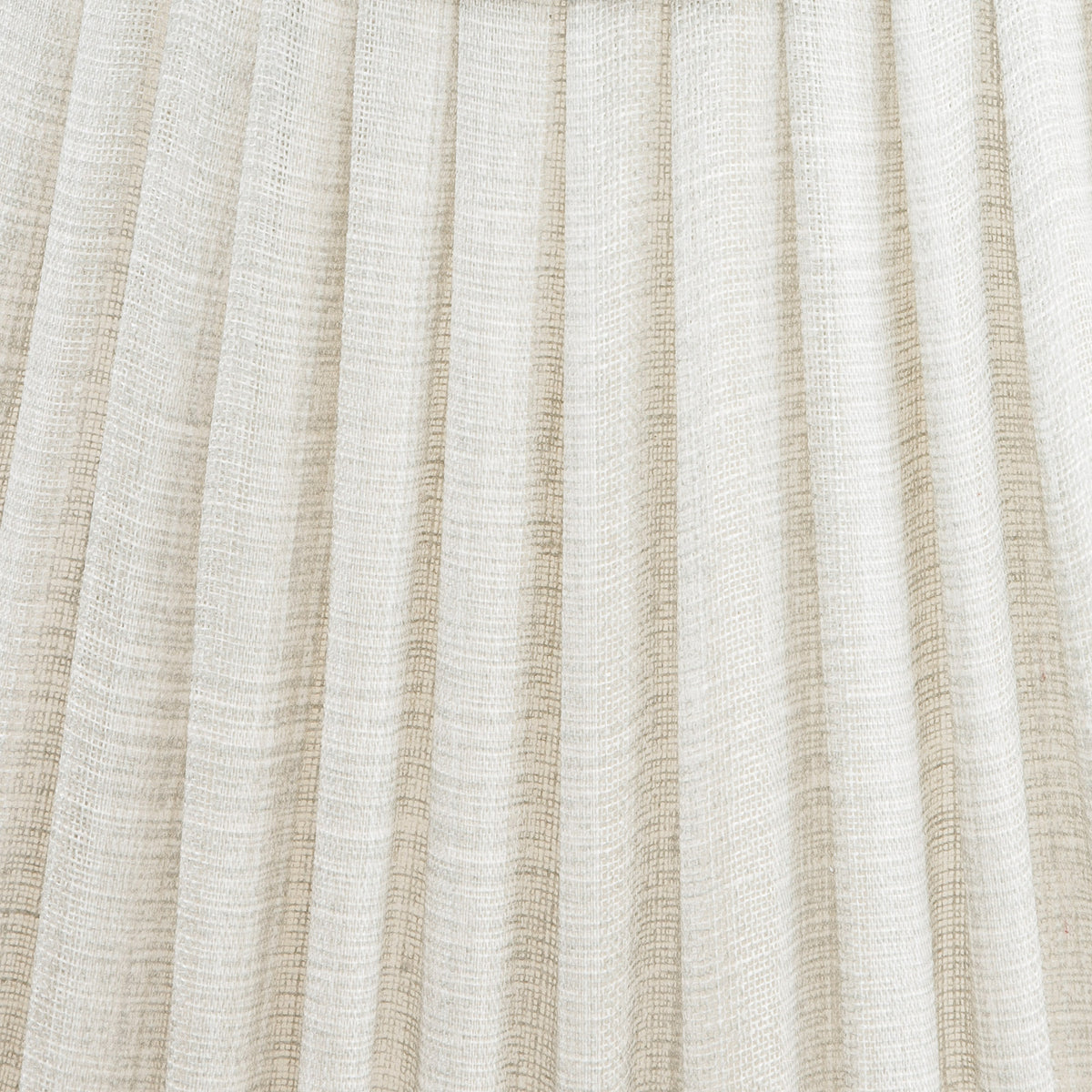 Sheer Linen Fabric Sample in Ivory Plain