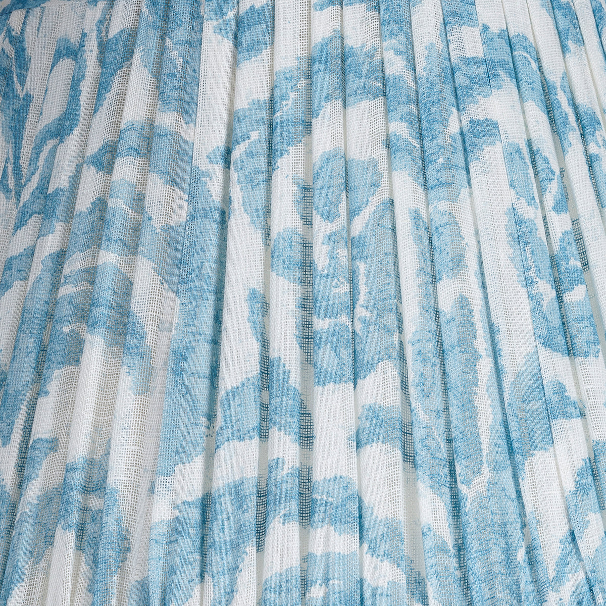 Sheer Linen Fabric Sample in in Light Blue Marlborough