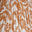 Sheer Linen Fabric Sample in Orange Marlborough
