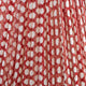 Sheer Linen Fabric Sample in Red Wicker