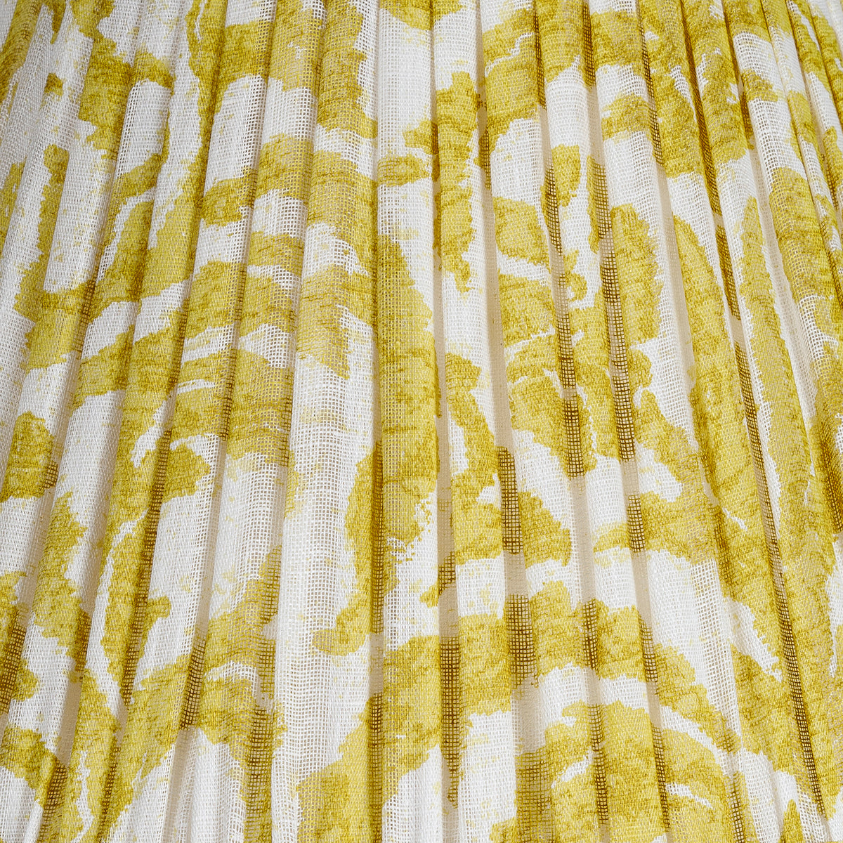 Sheer Linen Fabric Sample in Yellow Marlborough