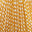 Sheer Linen Fabric Sample in Yellow Wicker