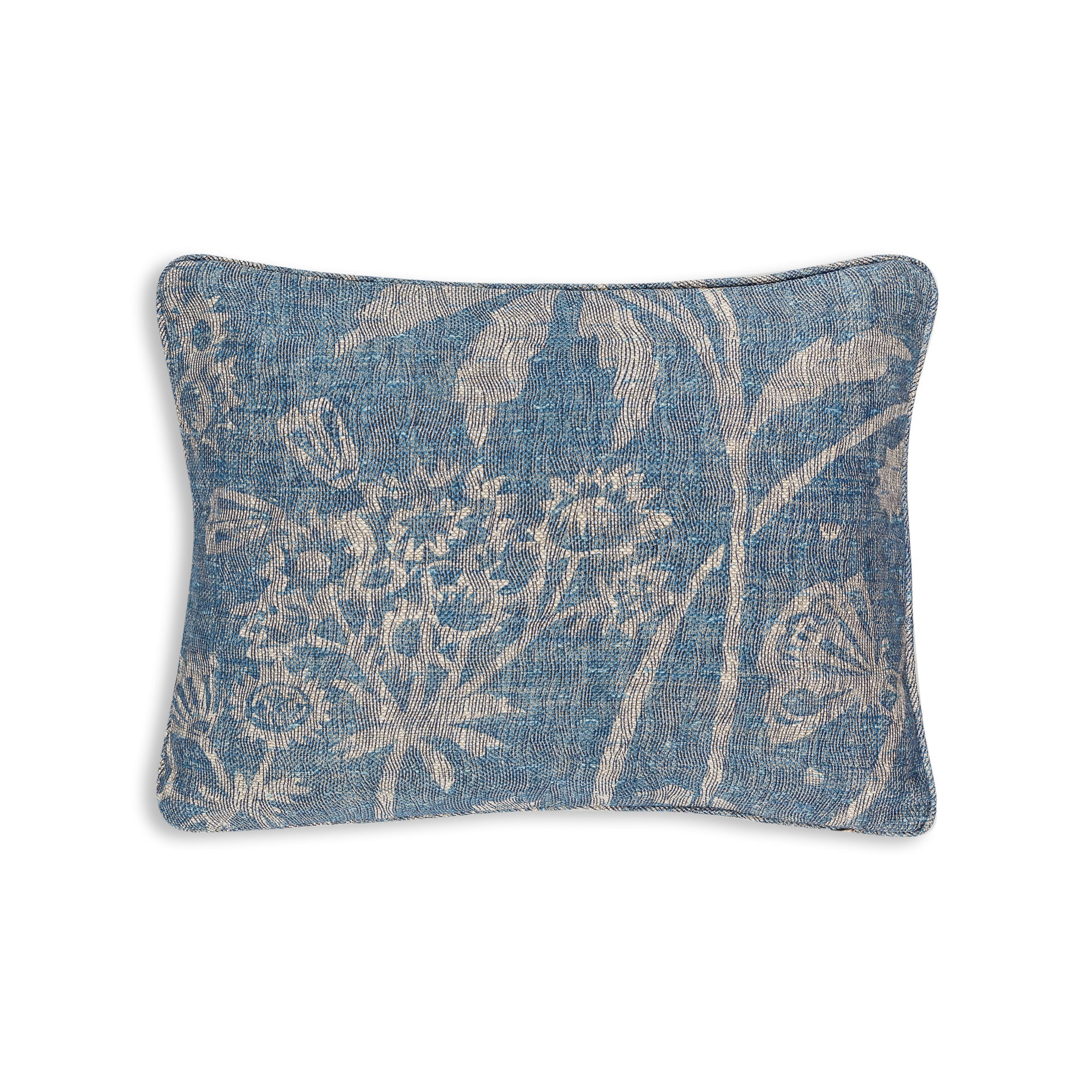 Oblong Cushion in Blue Astrea