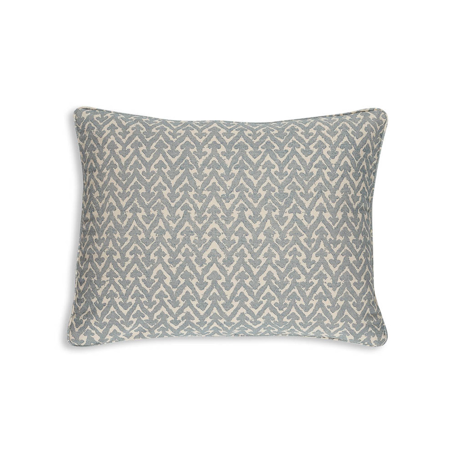 Oblong Cushion in Light Blue Rabanna