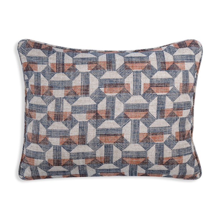 Oblong Cushion in Neutral Salina