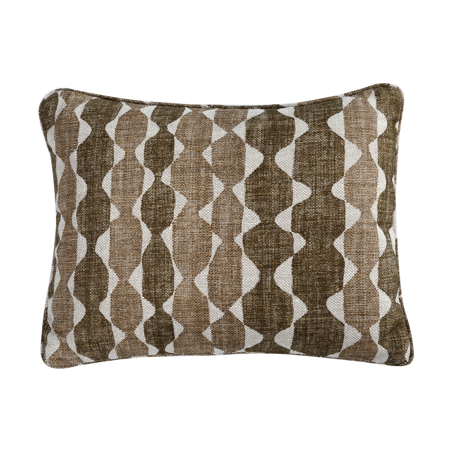 Oblong Cushion in Neutral Whittle