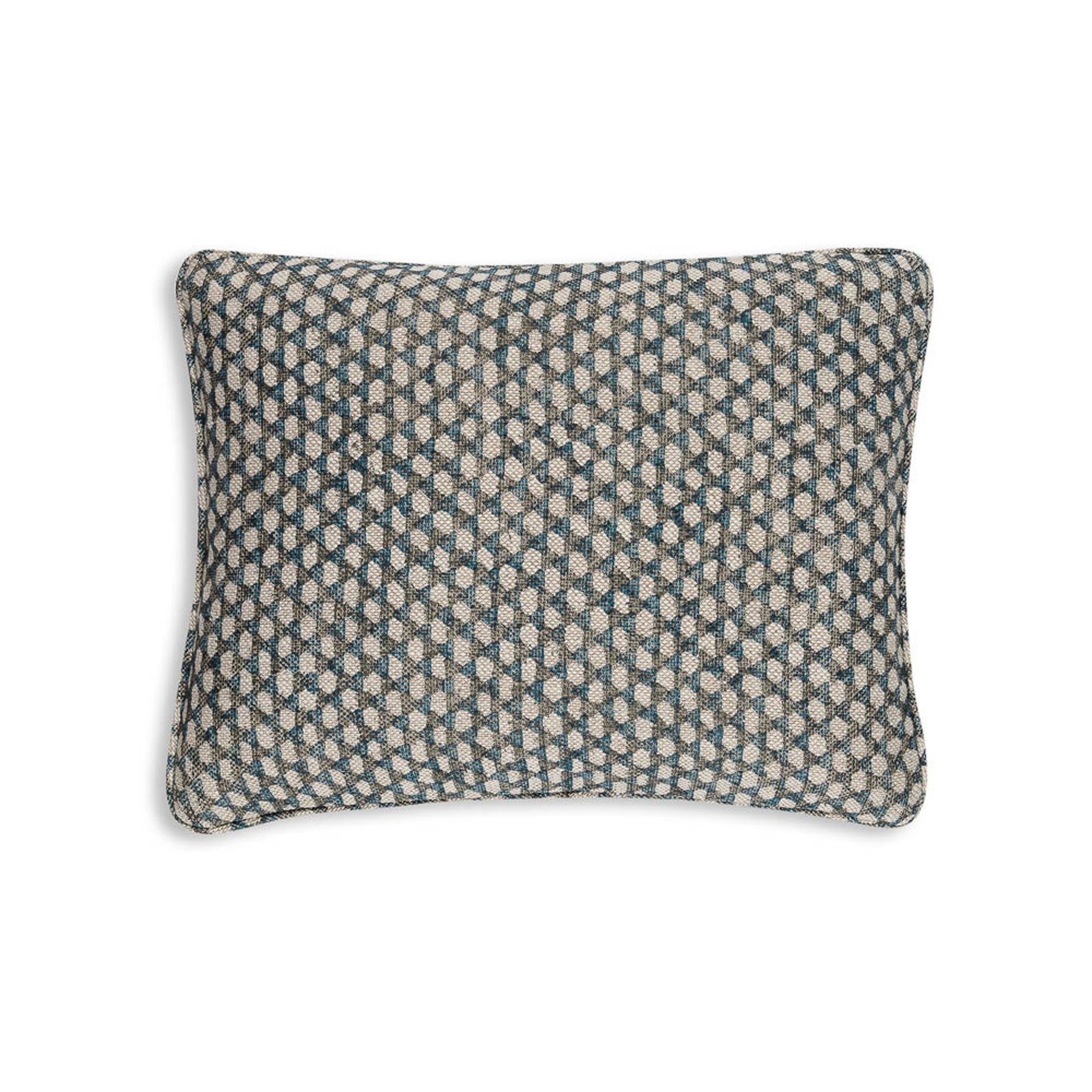 Oblong Cushion in Neutral Wicker