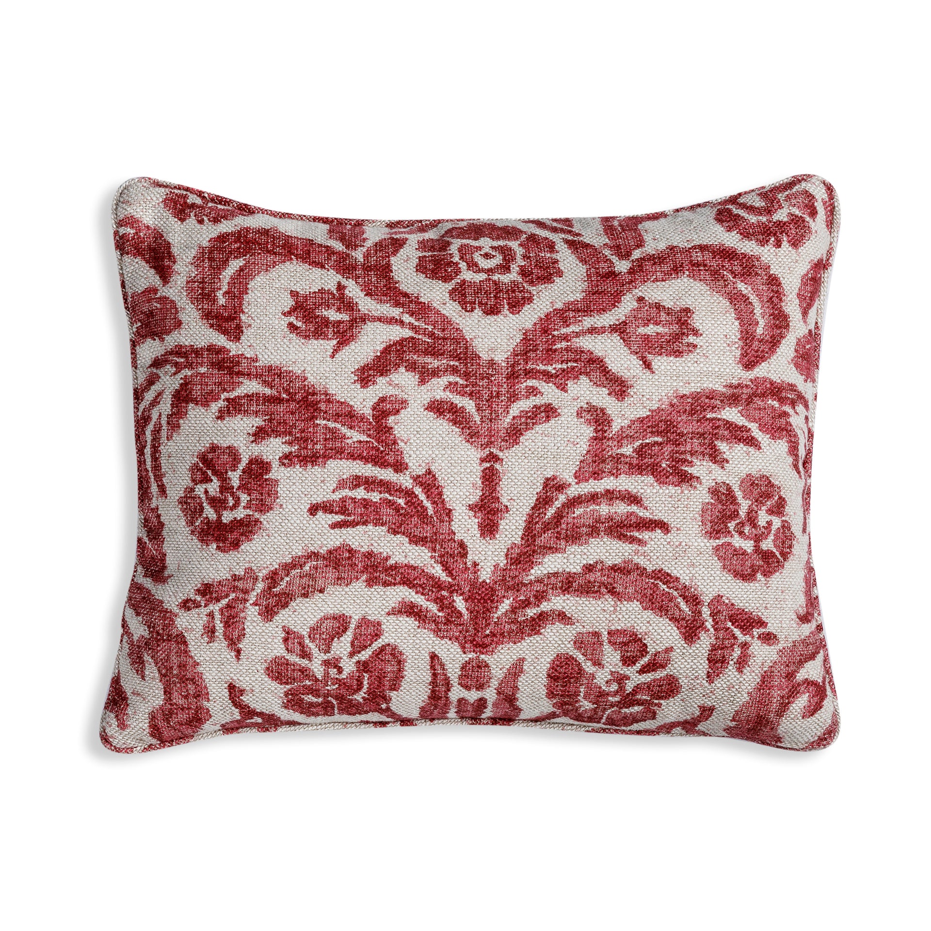 Oblong Cushion in Pink Marlborough