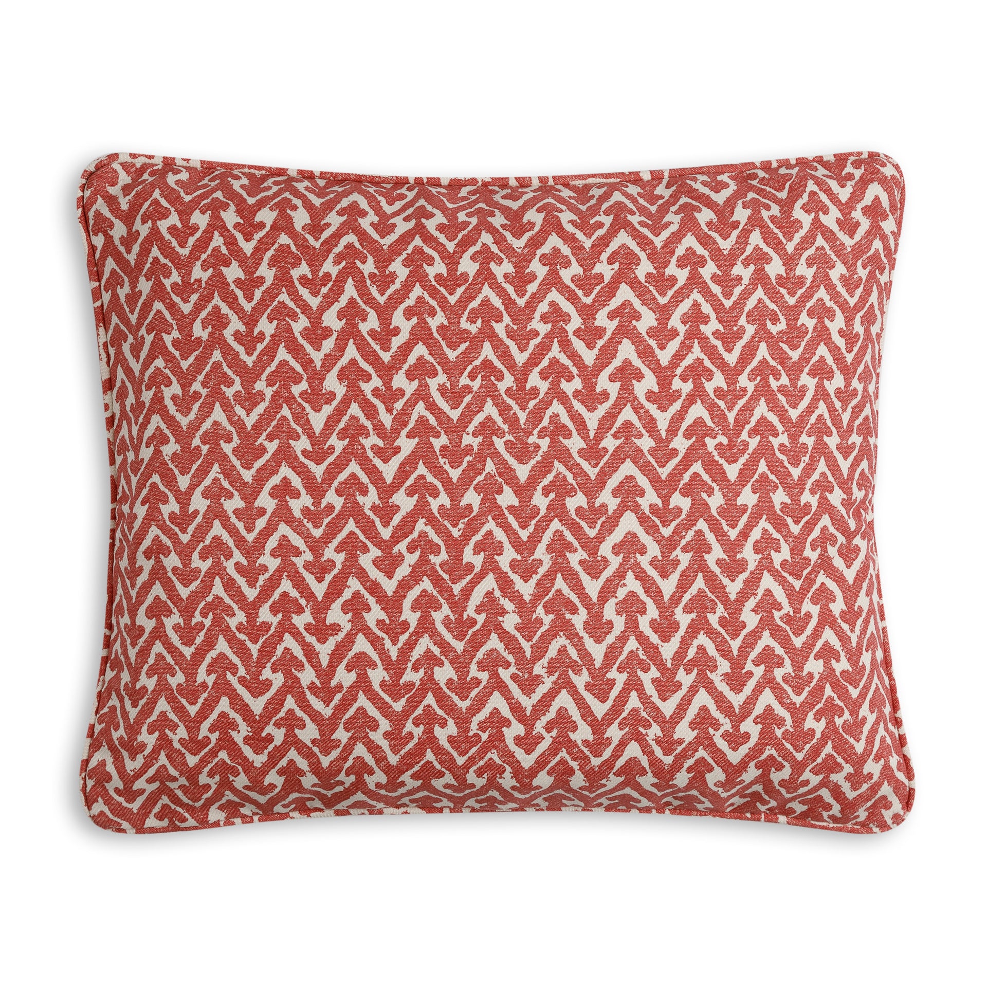 Oblong Outdoor Cushion in Red Rabanna