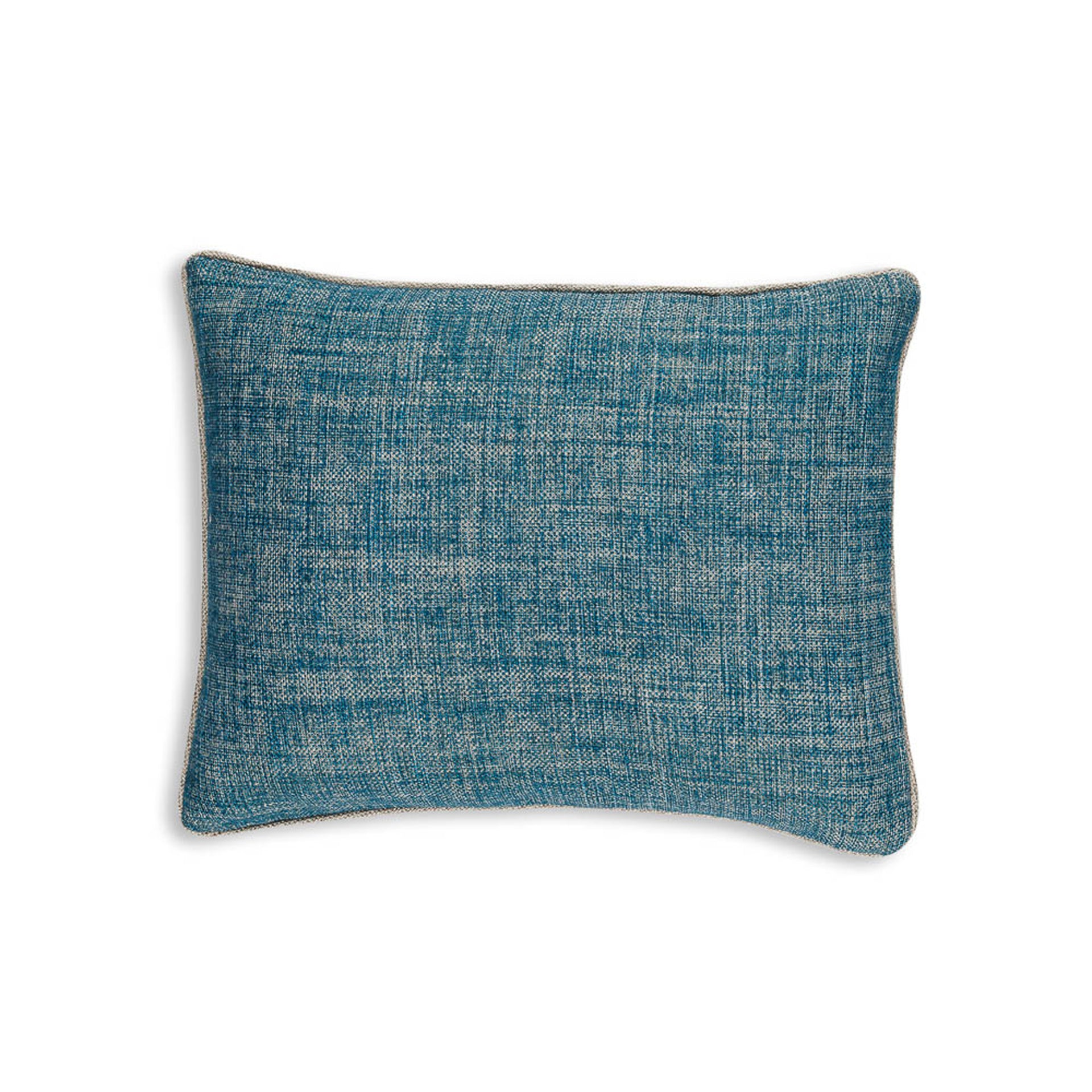 Oblong Cushion in Suede Shoes