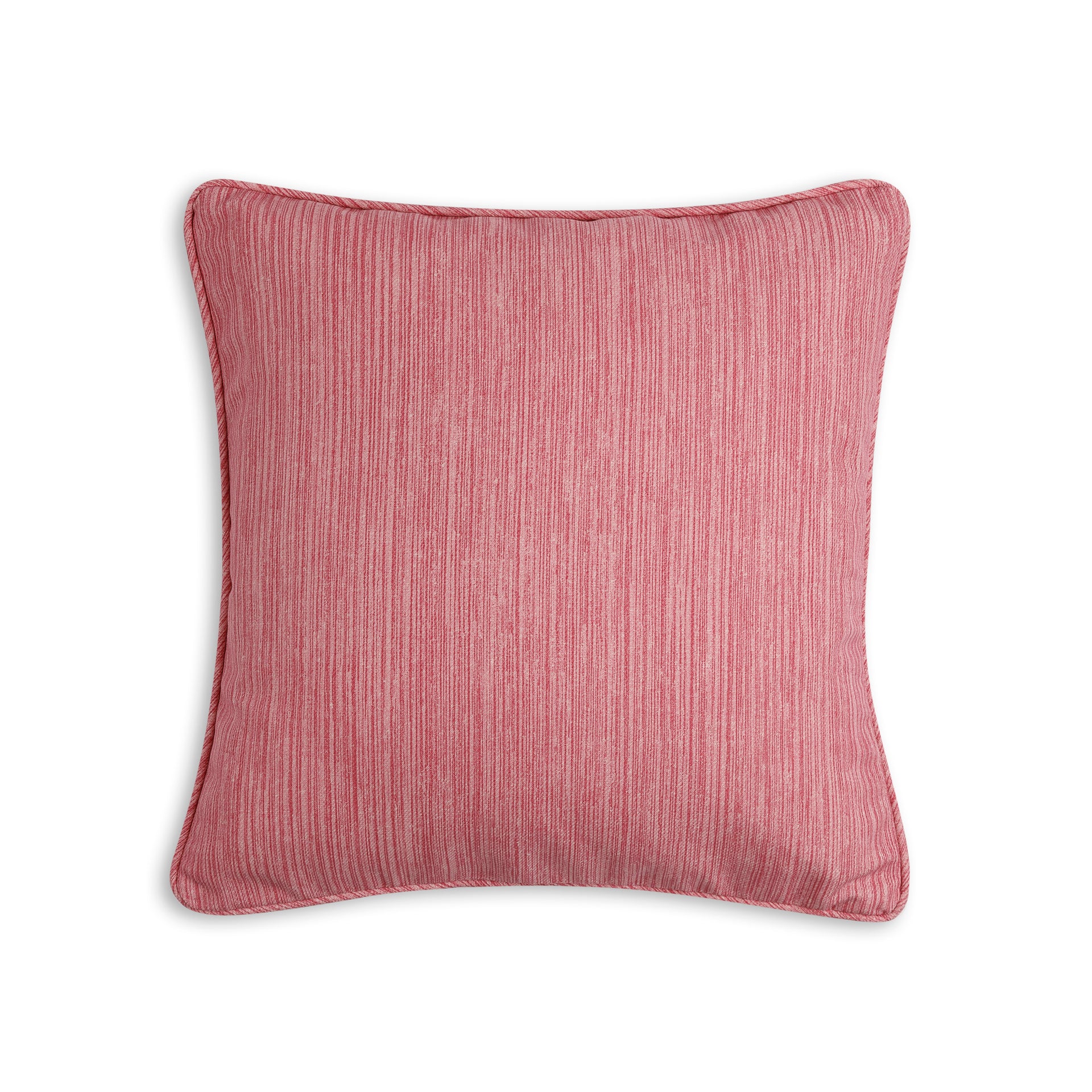 Square Outdoor Cushion in Alta Pink Strié