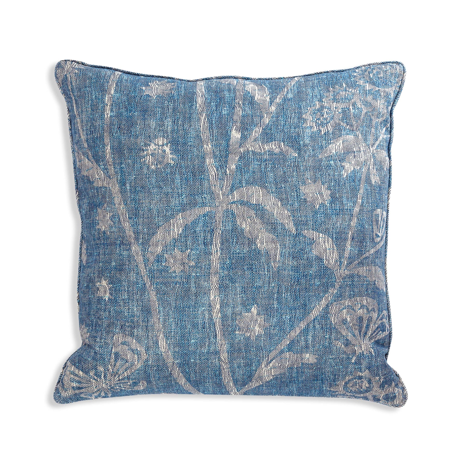 Square Cushion in Blue Astrea