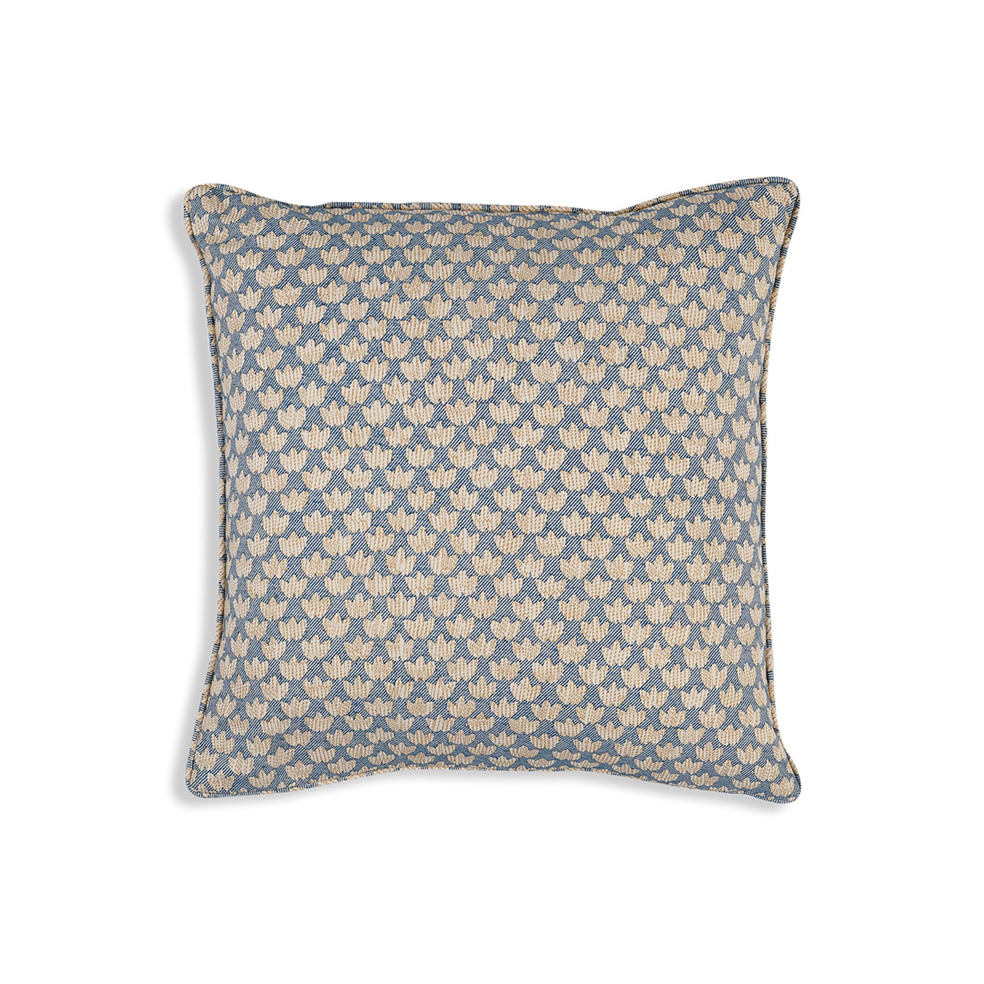 Square Cushion in Blue Eythorne