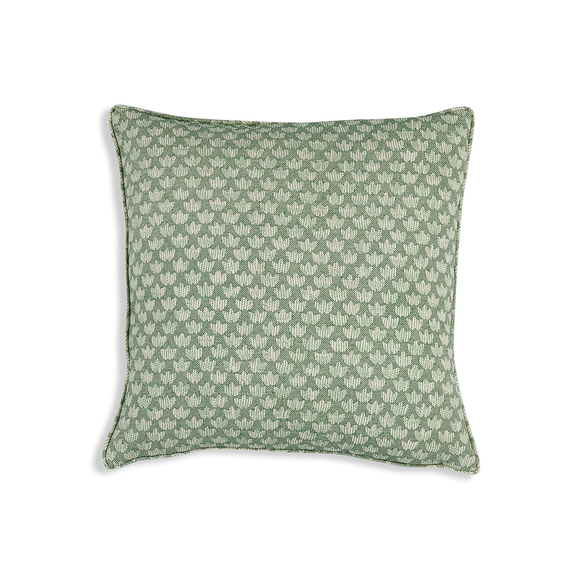 Square Cushion in Green Eythorne
