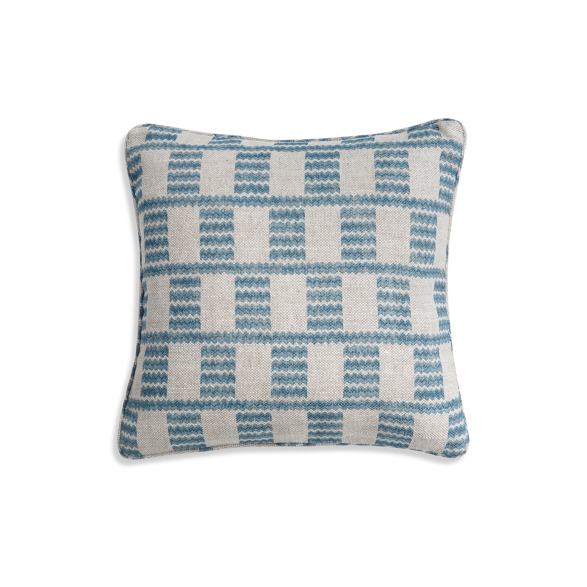 Square Cushion in Light Blue Cove