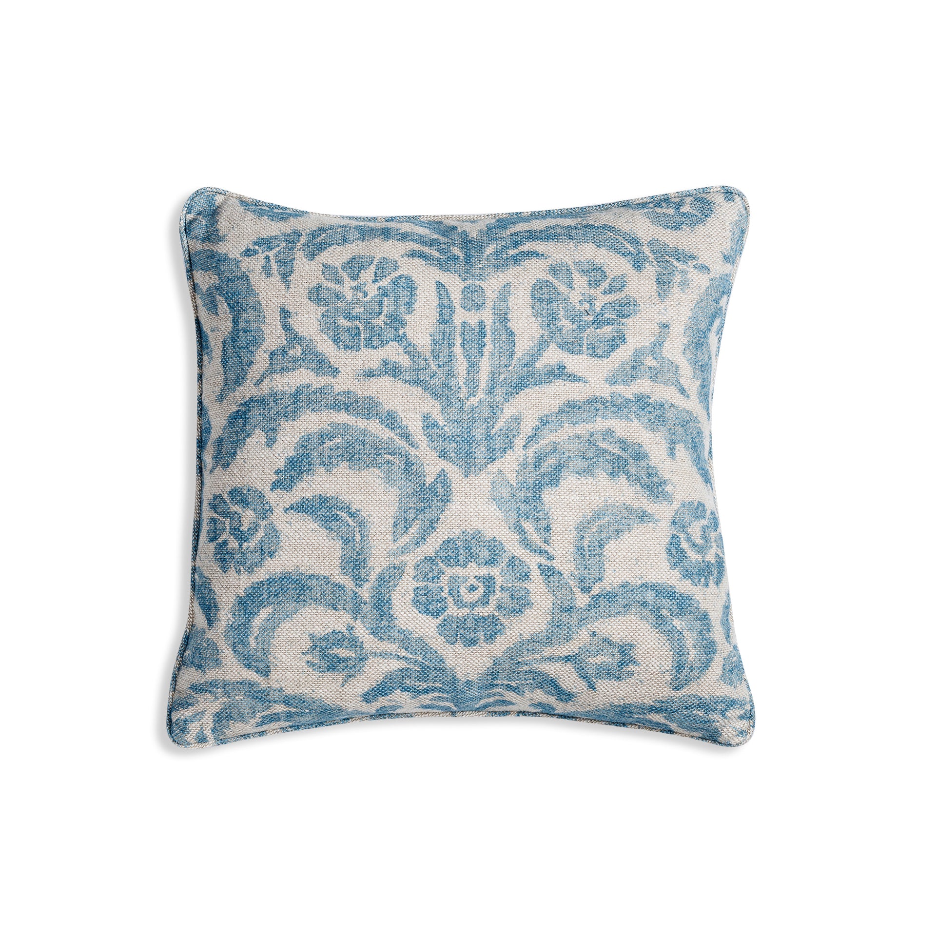 Square Cushion in Light Blue Marlborough