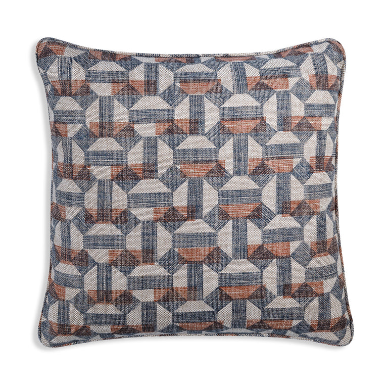 Square Cushion in Neutral Salina