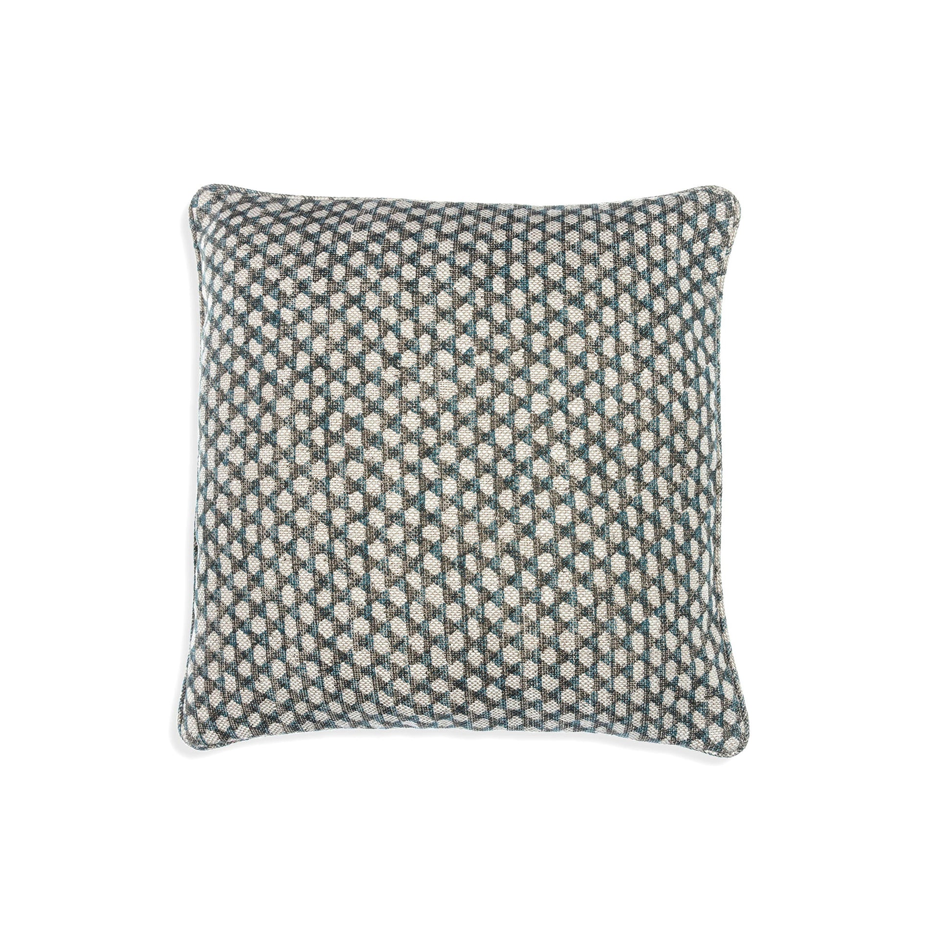 Square Cushion in Neutral Wicker