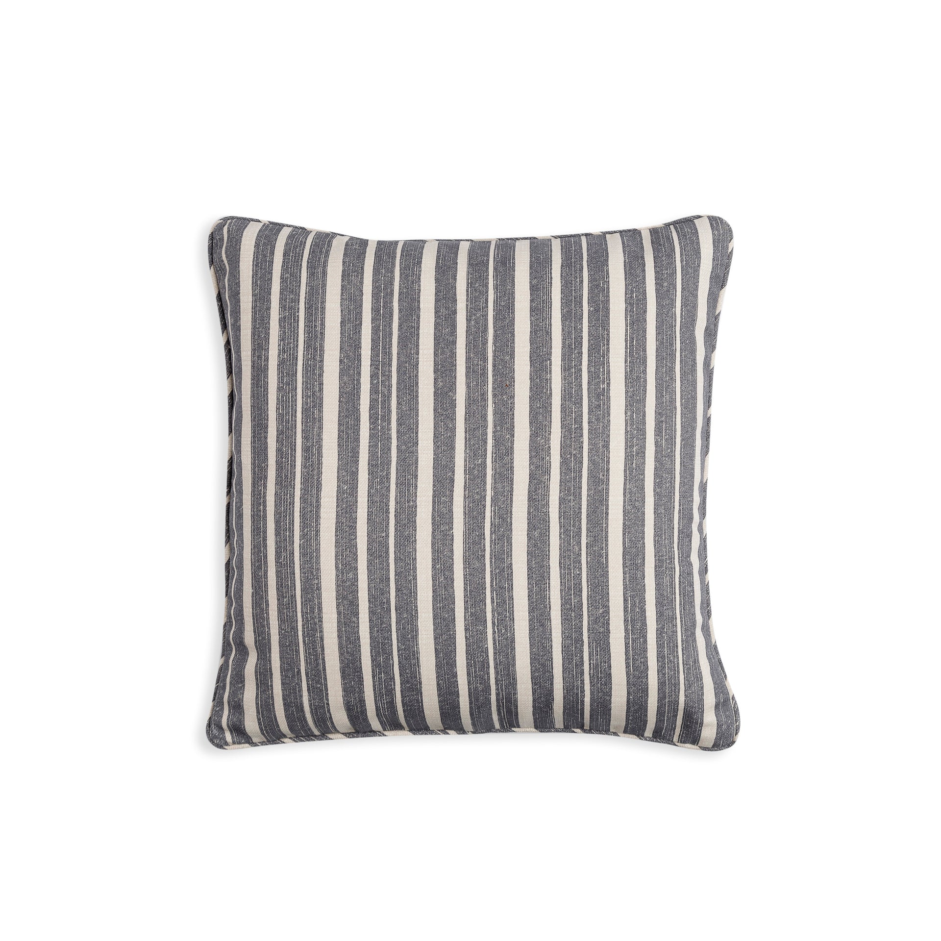 Square Outdoor Cushion in Neutral York Stripe