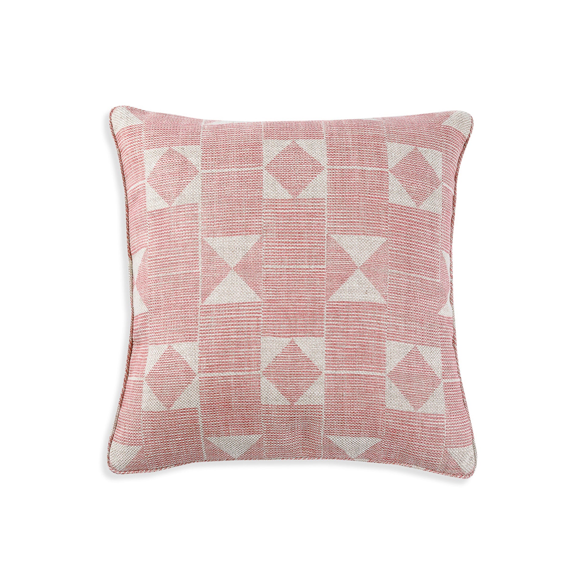 Square Cushion in Pink Flag