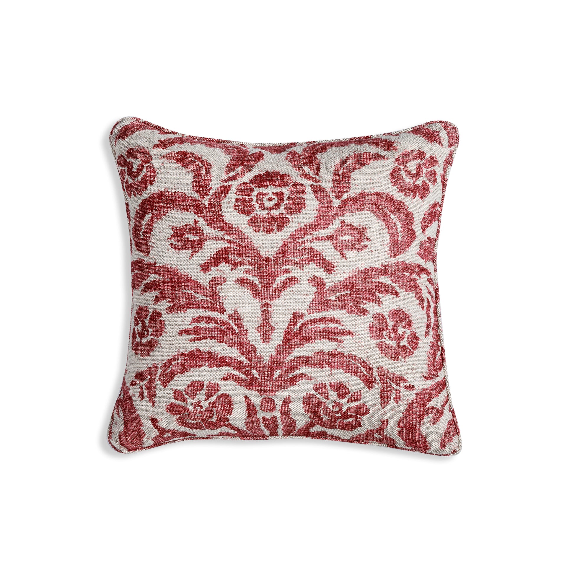 Square Cushion in Pink Marlborough
