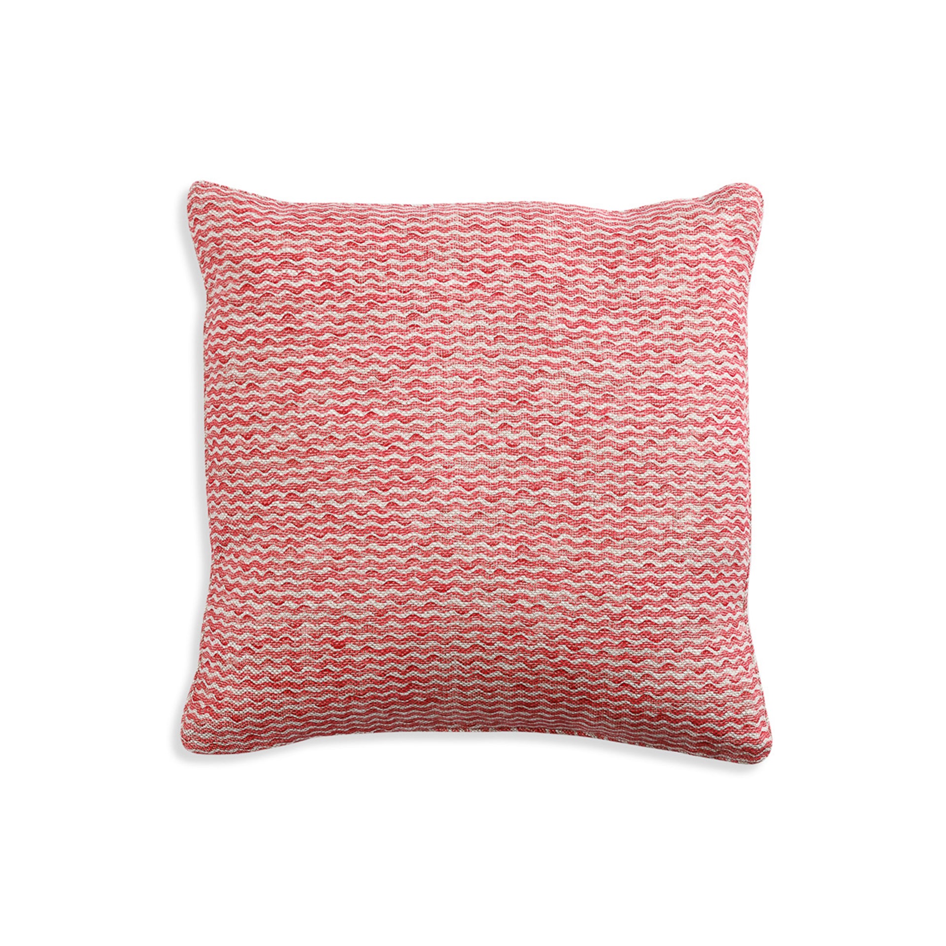 Square Cushion in Red Popple