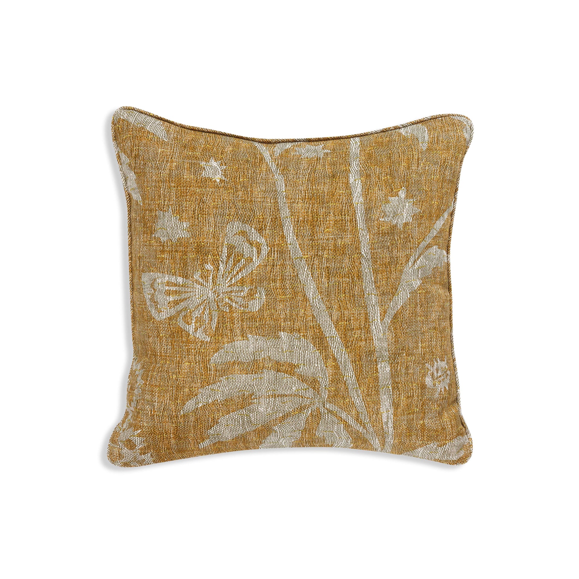 Square Cushion in Yellow Astrea