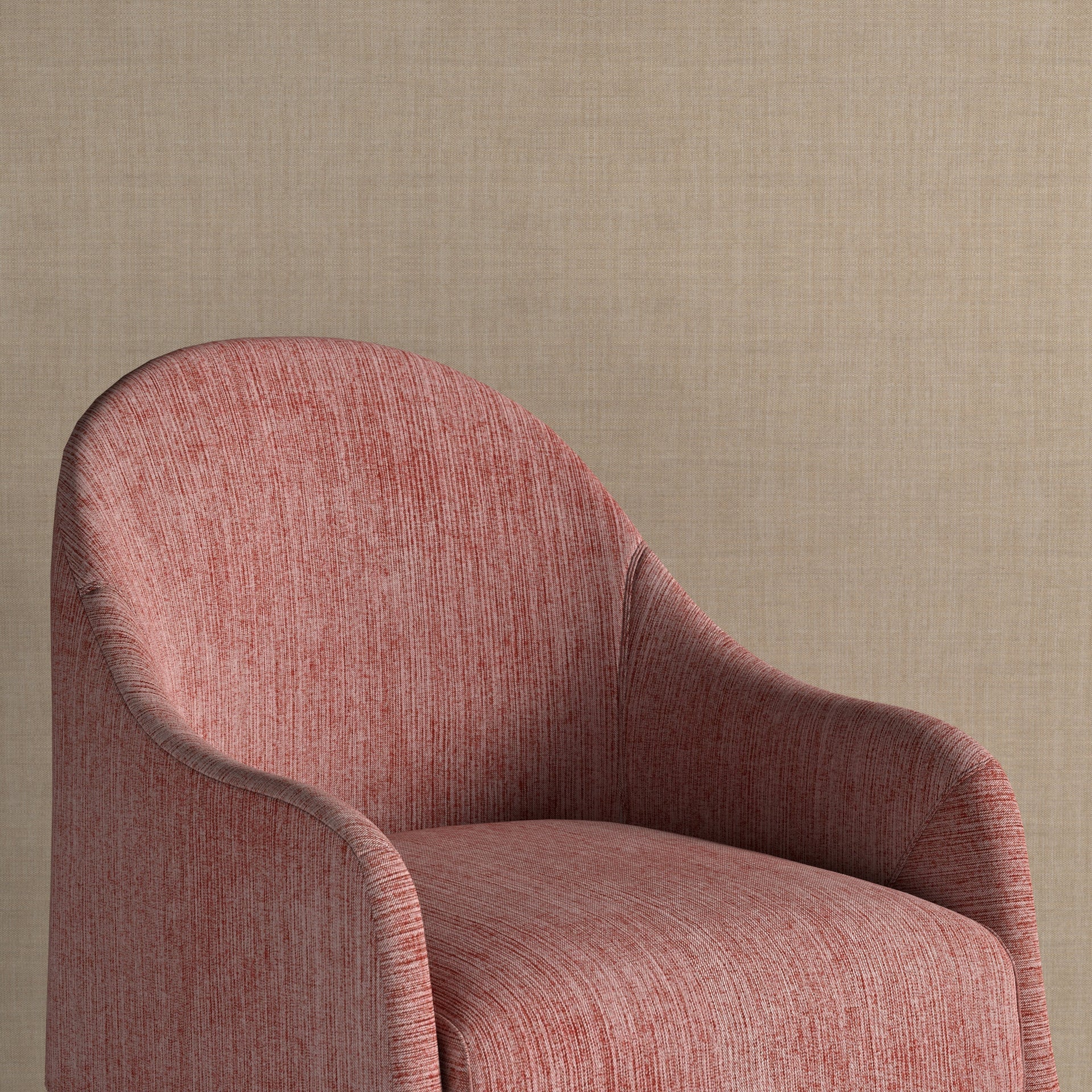 Strié Fabric 001 - Opera Red