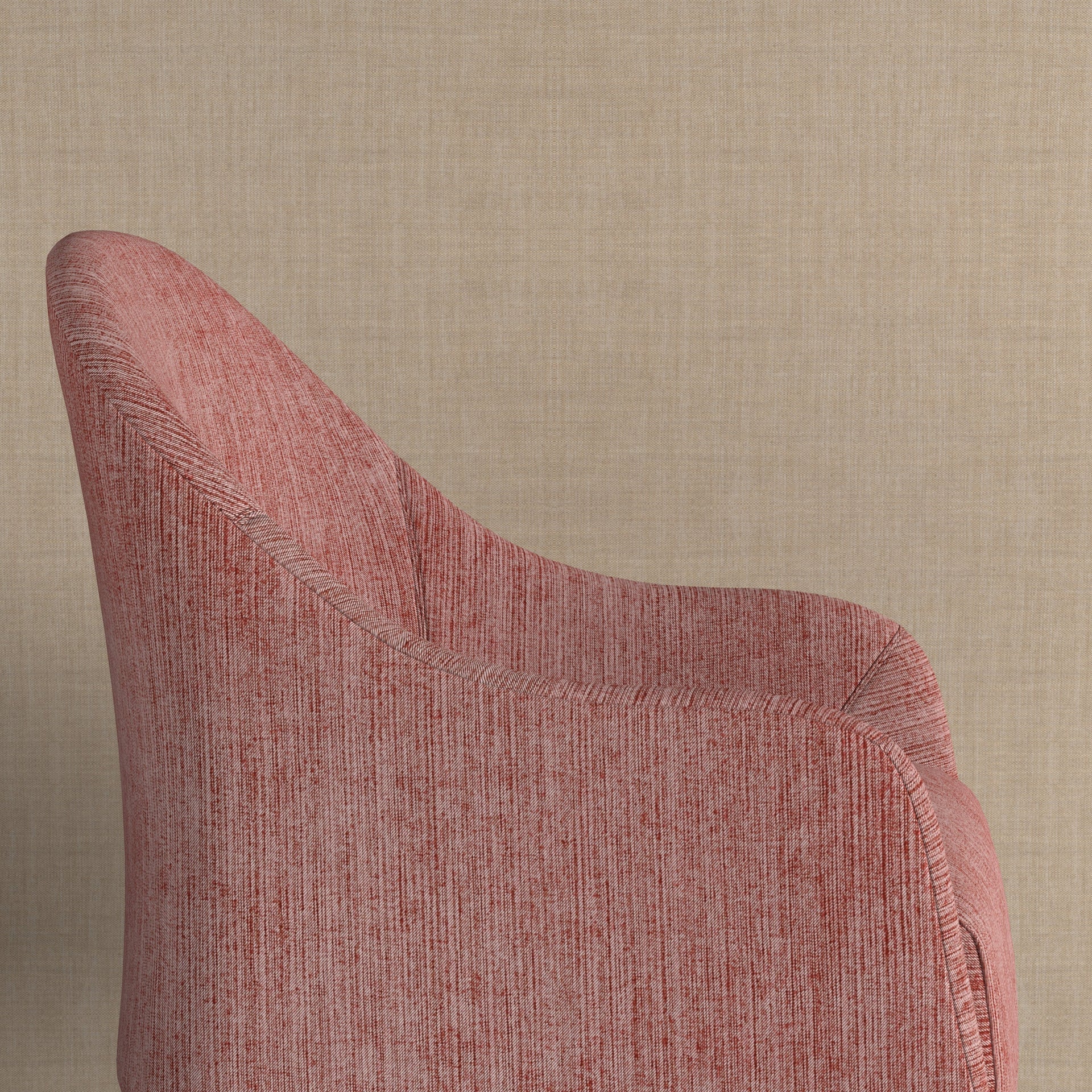 Strié Fabric 001 - Opera Red