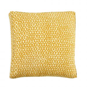 Box Cushion in Yellow Rabanna