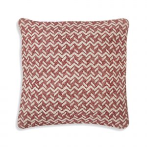Small Square Cushion in Red Chiltern