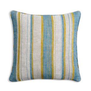 Cushion in Blue and Yellow Carskiey