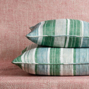 Cushion in Green and Blue Carskiey stack CULS-CA016