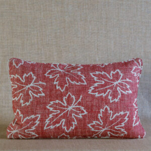 CUSHION-RED-MAPLE-CULO-MA001-LINEN-LARGE OBLONG